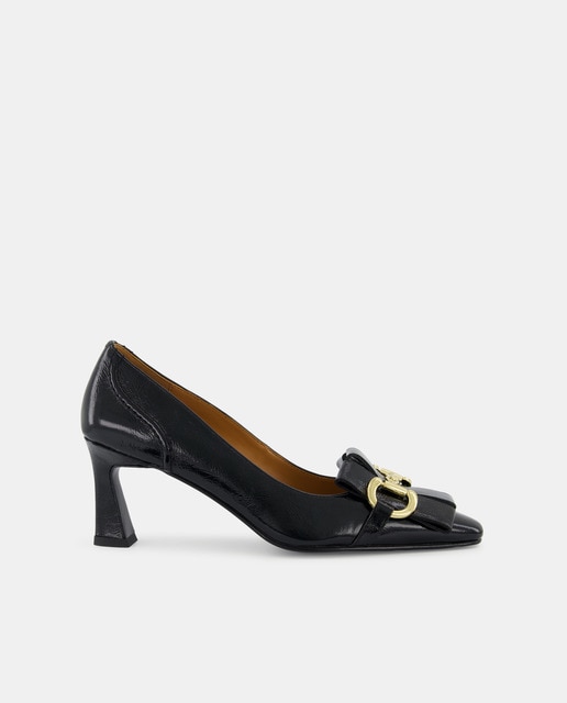 Imagen 0 de Zapatos de tacón de mujer con adorno de flecos