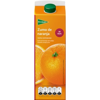 zumo de naranja sin pulpa exprimido brik 1 l - El Corte Ingles