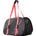 black and black fold-up carrier bag for dogs and cats 1 each