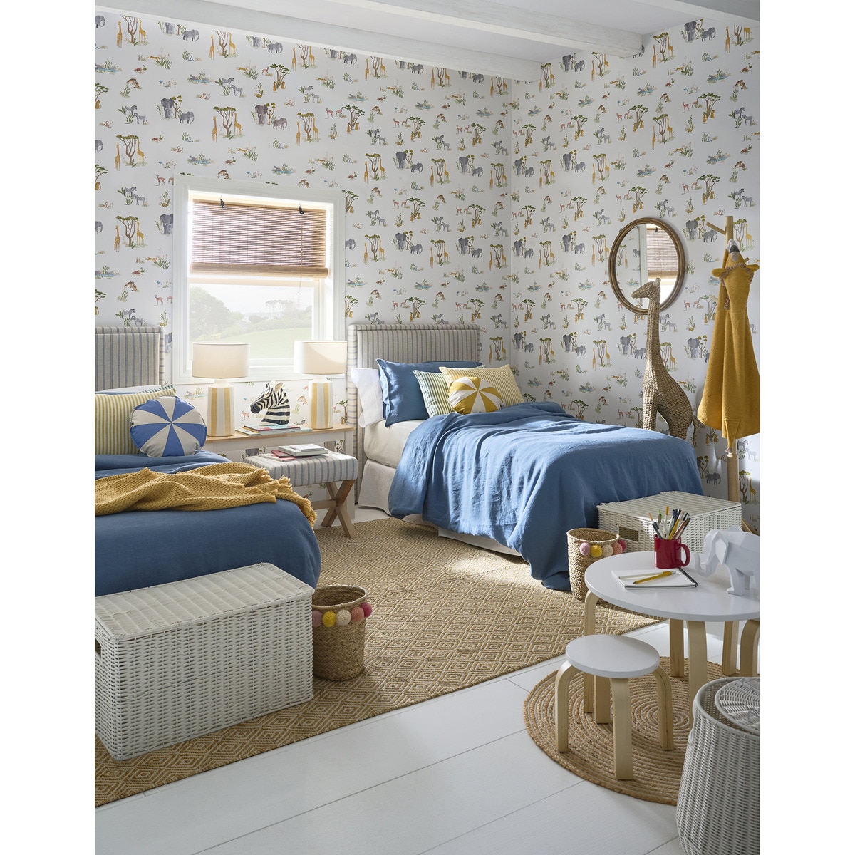 Baú poli-rattan Roll Mini Home - El Corte Inglés Branco-4