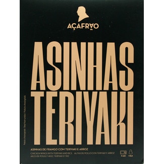 Asinhas de Frango com Teriyaki e Arroz embalagem 400 g - Açafrão