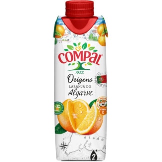 Néctar de Laranja do Algarve Origens embalagem 30 cl - Compal