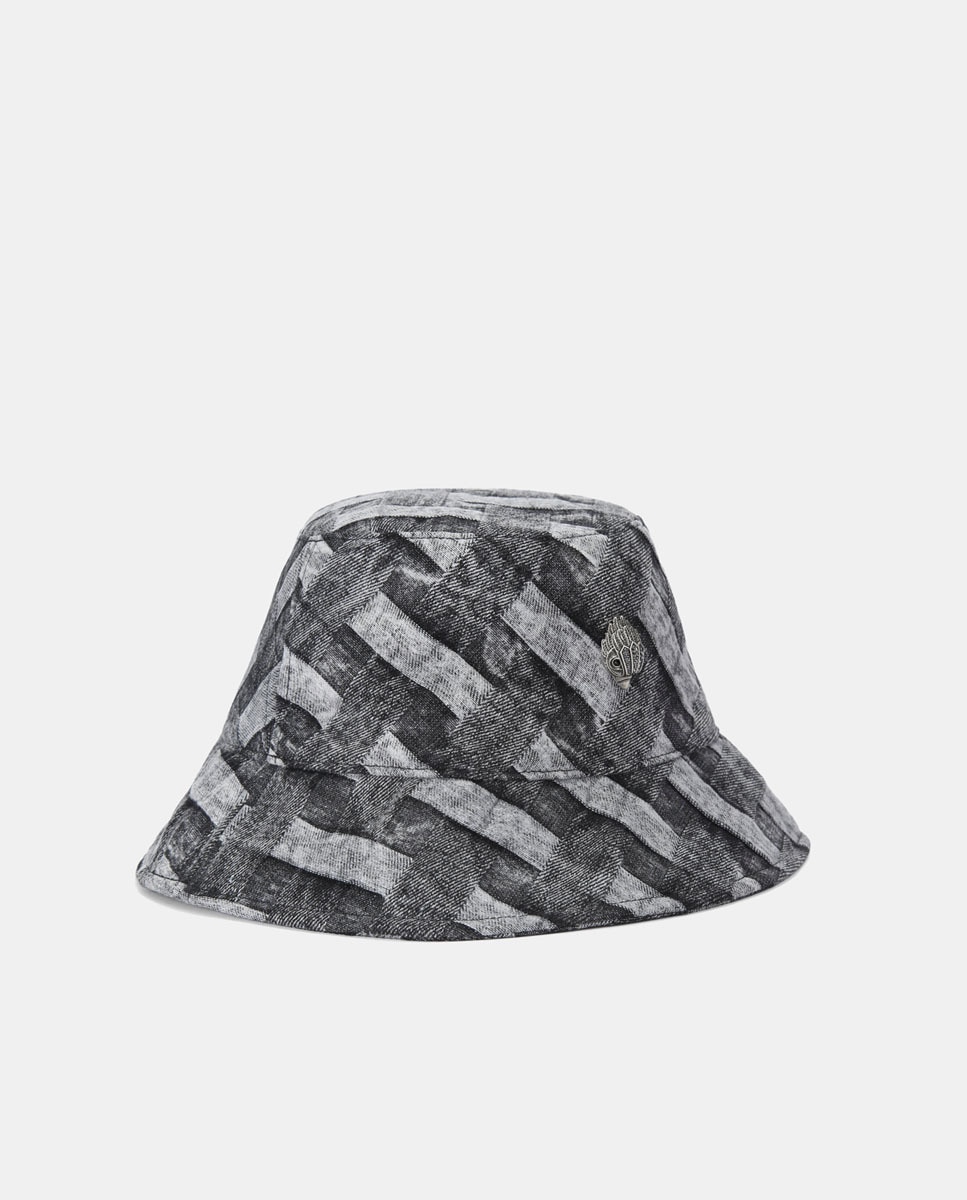 Chapéu Bucket Kensigton - Preto/Cinzento Preto-2