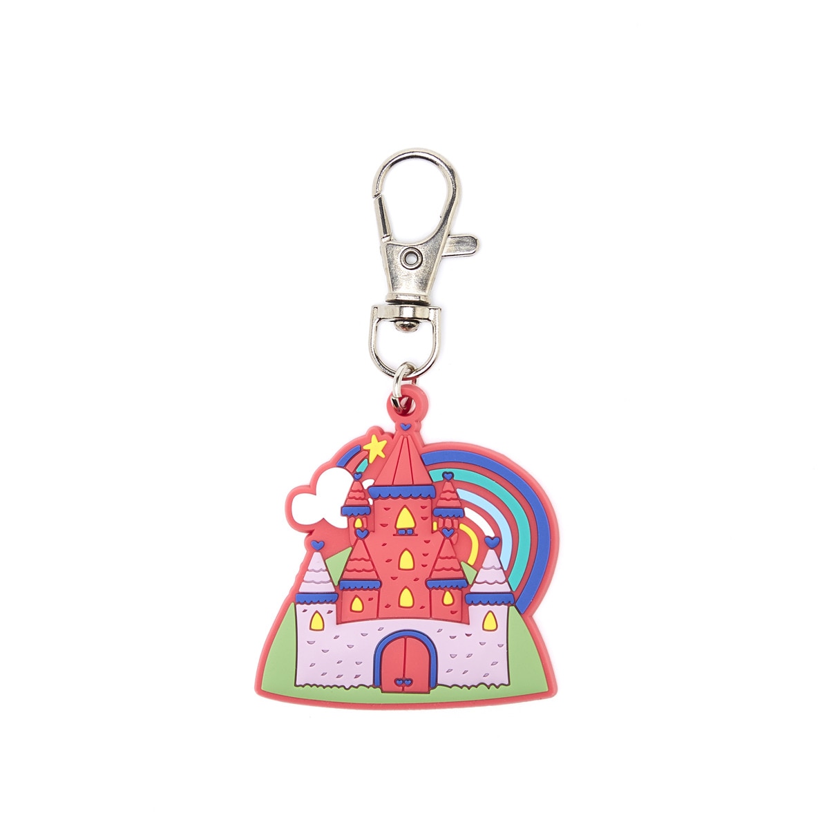 Imagem 0 de Porta-chaves infantil de castelo Draeger Rosa