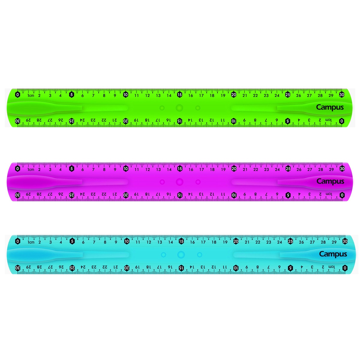 Imagen 0 de Regla Campus College plástico flexible 30 cm.