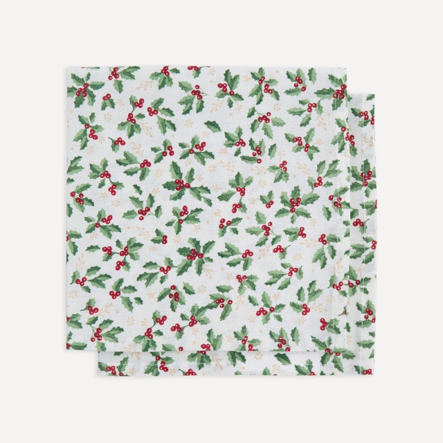 Imagen 0 de Set 4 servilletas algodón Acebo Basics El Corte Inglés