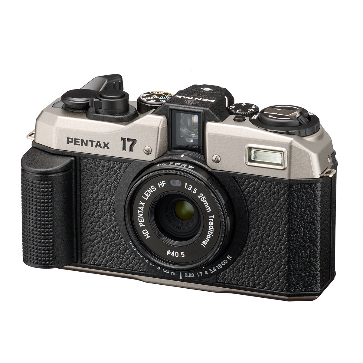 Cámara compacta analógica Pentax 17 Negro-2