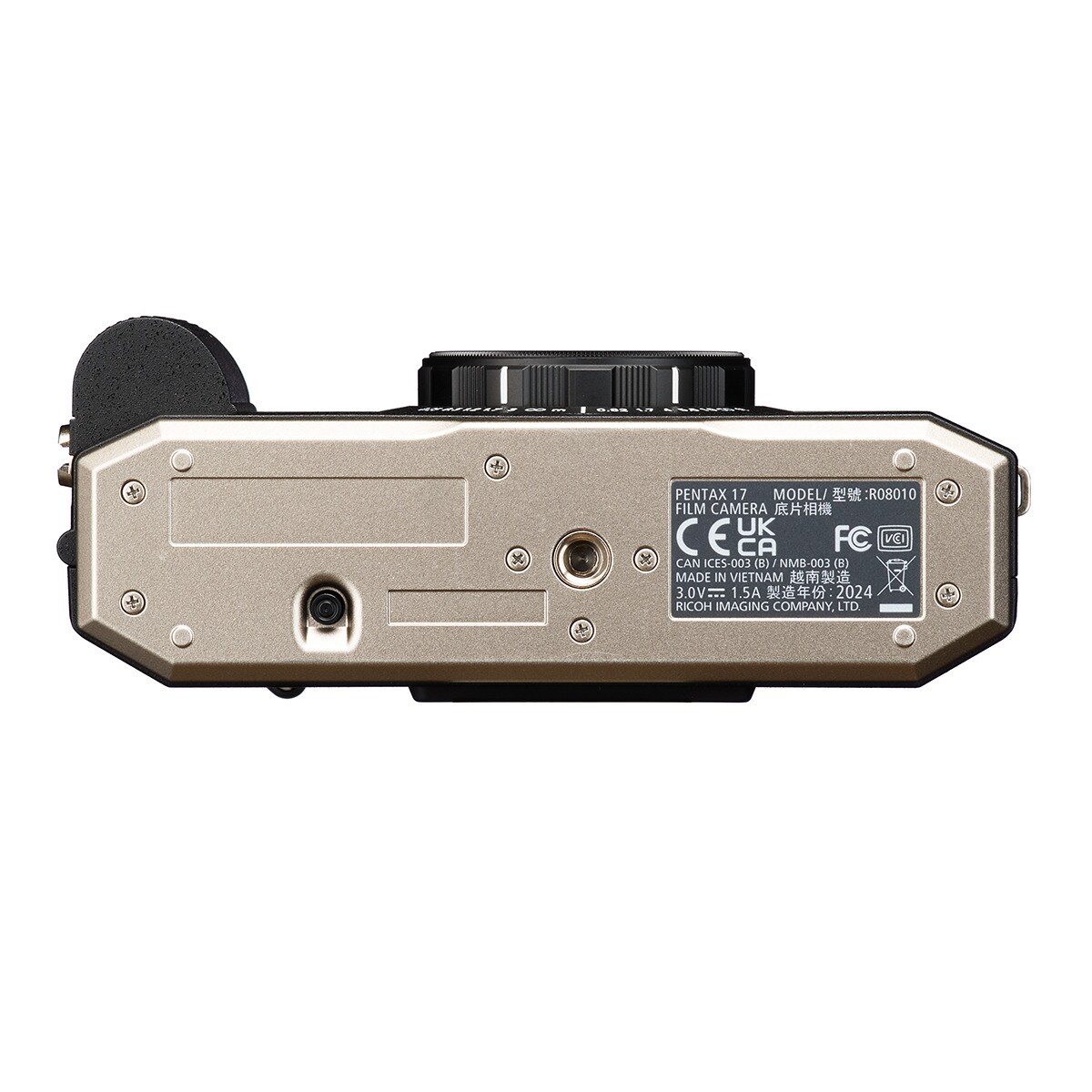 Cámara compacta analógica Pentax 17 Negro-10