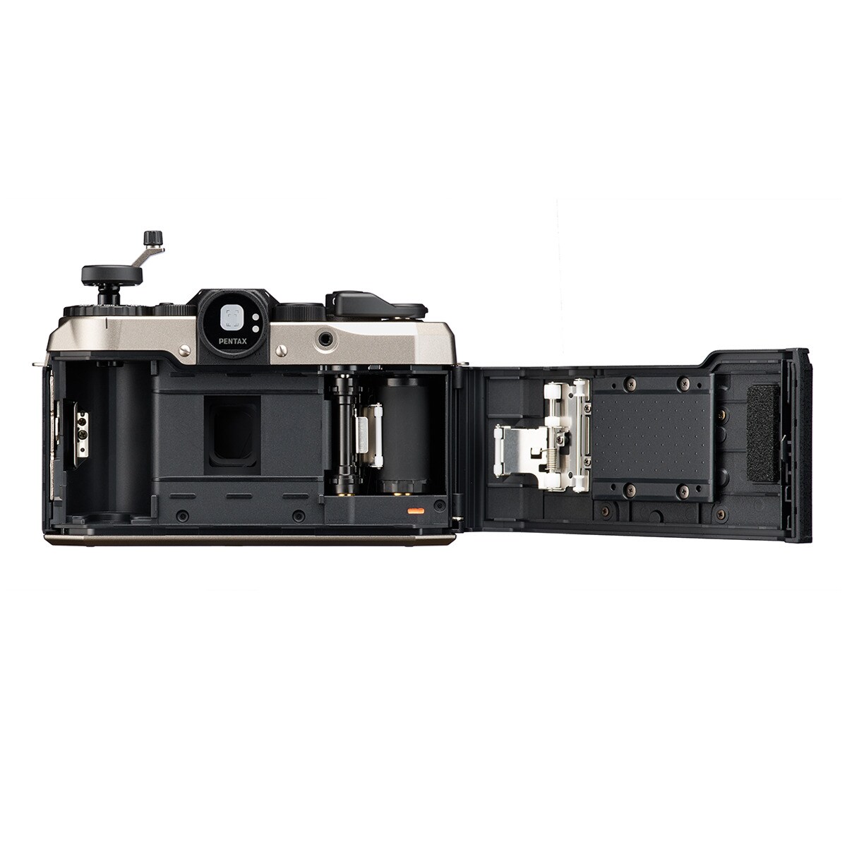 Cámara compacta analógica Pentax 17 Negro-7