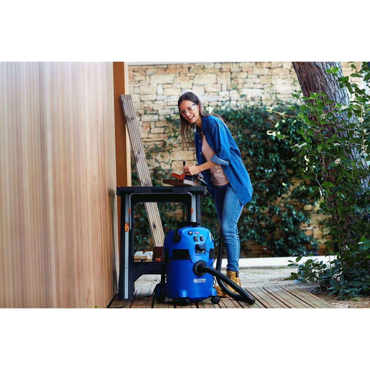 Aspirador Agua/Polvo Multi II 22 l Azul-8