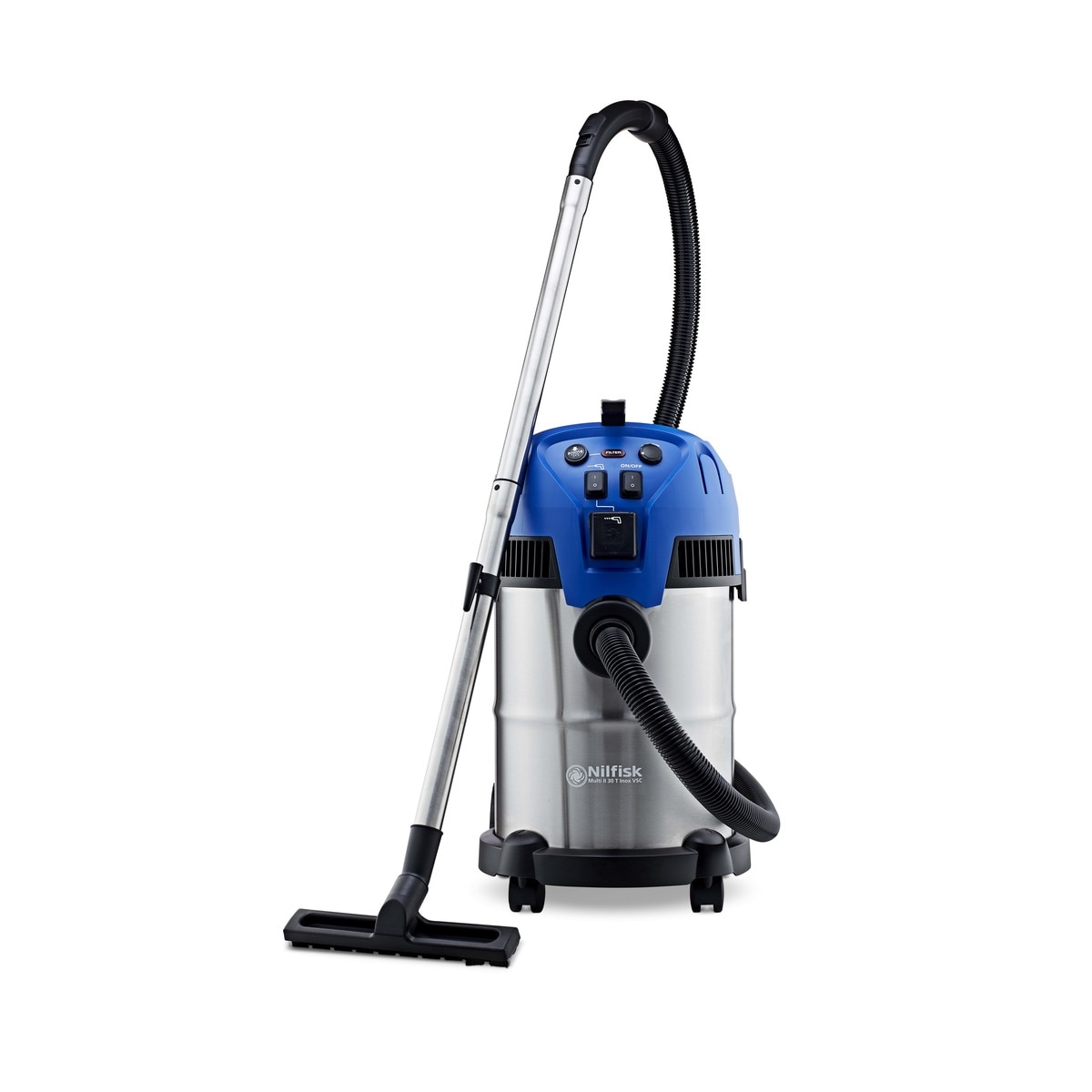 Aspirador Agua/Polvo Multi II 30 l T Inox VSC Inox / Azul-4