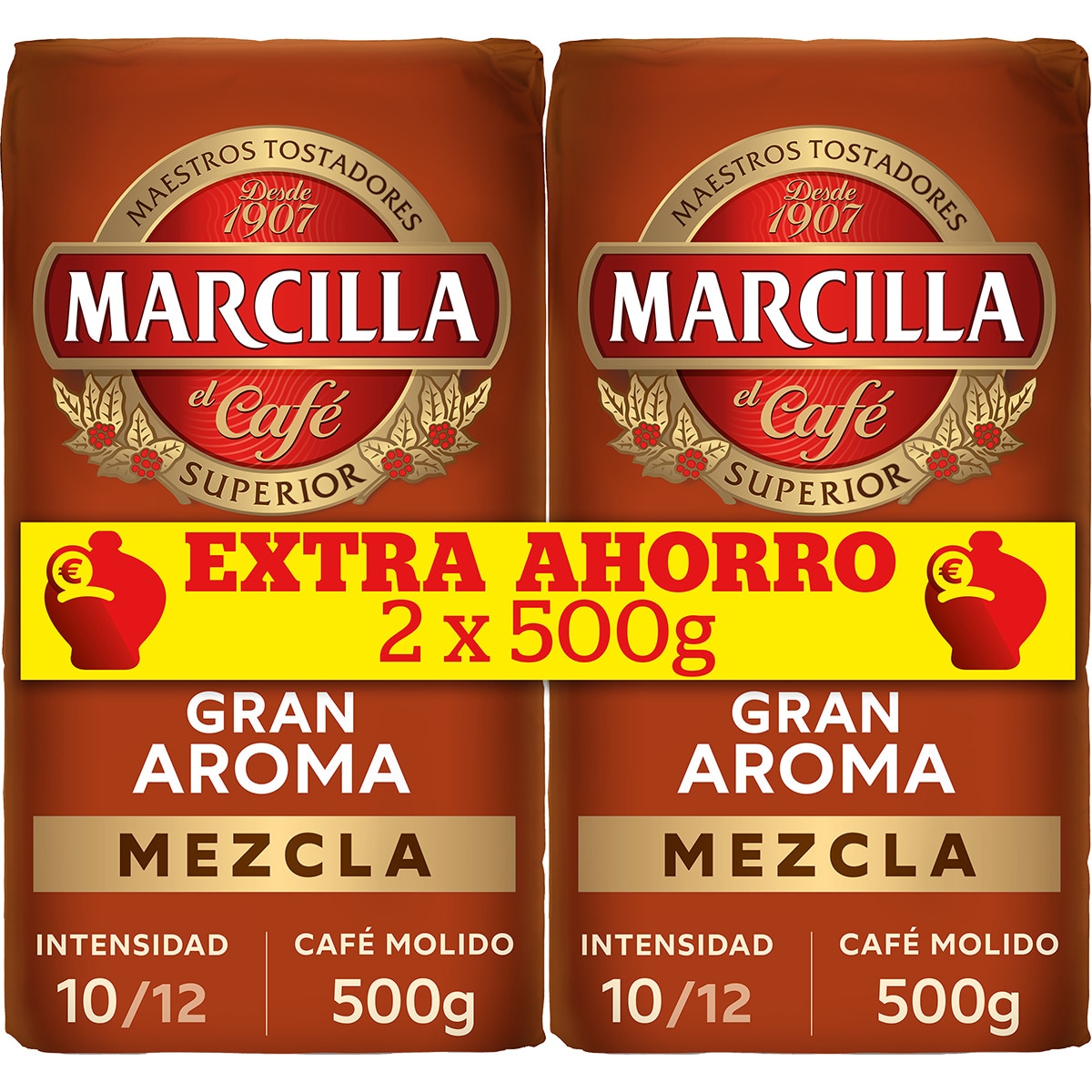 Gran Aroma café molido mezcla pack 2 paquetes 500 g