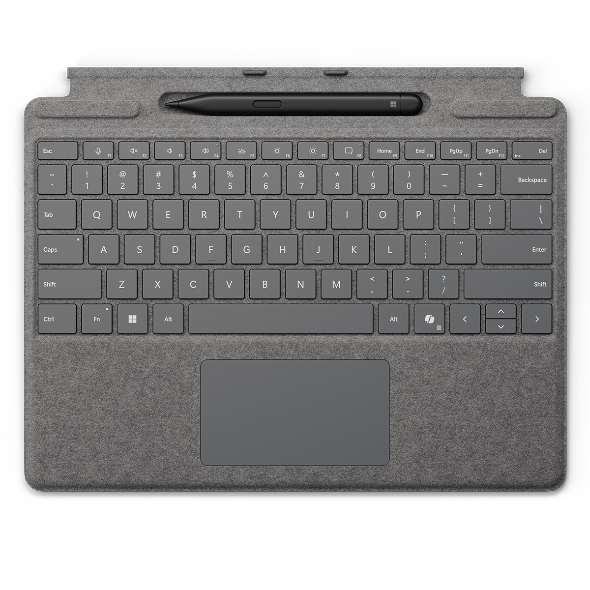 Teclado Microsoft para Surface Pro con Slim Pen - platino Platino-1