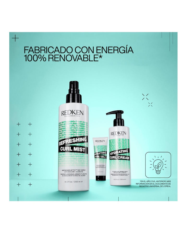 Tratamiento para cabello rizado Hydrating Curl Cream 250 ml Redken 10