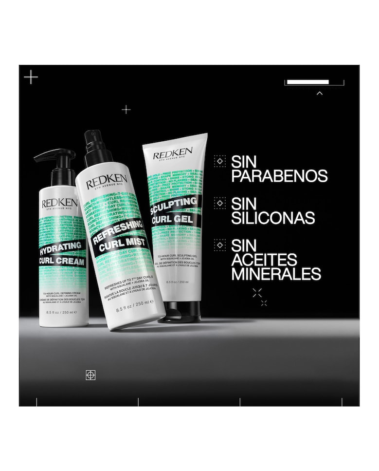 Tratamiento para cabello rizado Hydrating Curl Cream 250 ml Redken 8