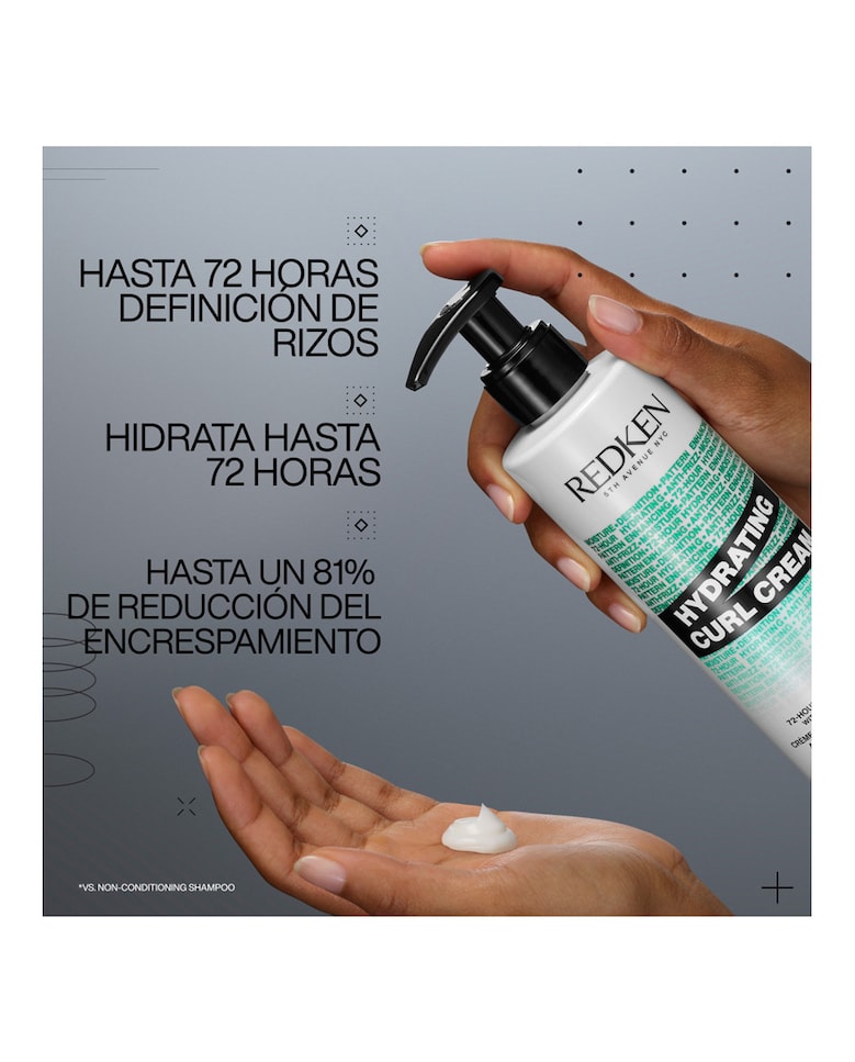 Tratamiento para cabello rizado Hydrating Curl Cream 250 ml Redken 2