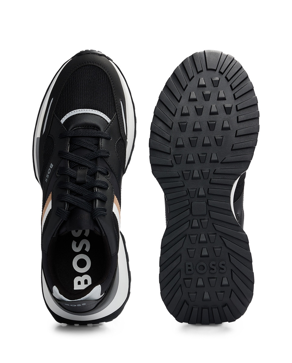 Sapatilhas de Estilo Atlético com Sola de Borracha e EVA Preto-6