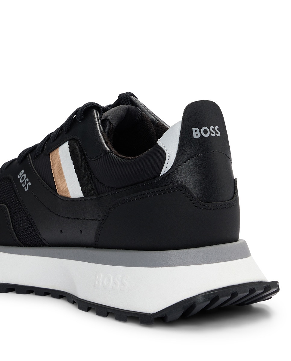 Sapatilhas de Estilo Atlético com Sola de Borracha e EVA Preto-5