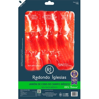 Presunto Ibérico do Campo unidade 120 g - Redondo Iglesias