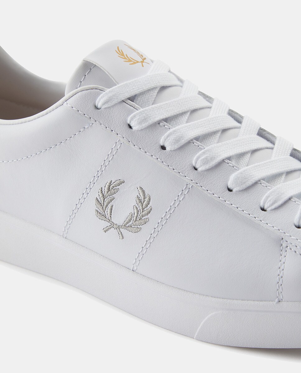 Sapatilhas Spencer Leather Branco-5