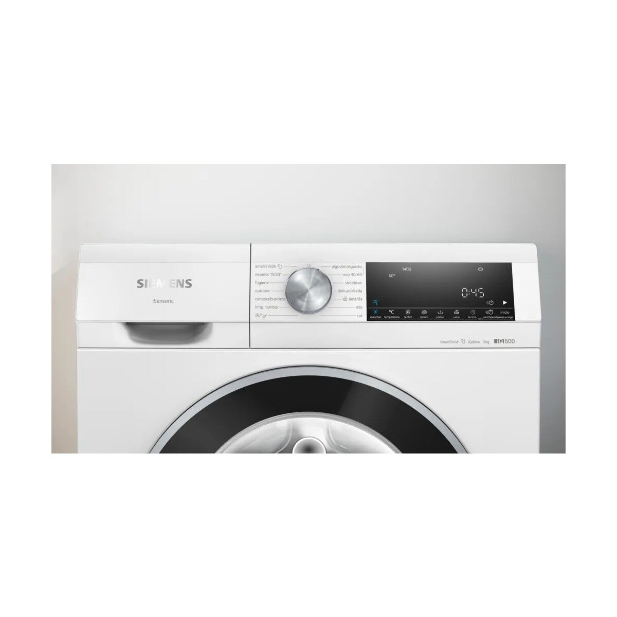 Máquina de Lavar Roupa Siemens iQ500 WG44G2Z1EP Carga Frontal de 9 kg e 1400 rpm - Branco Branco-2