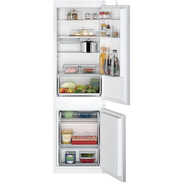 Imagem 0 de Frigorífico Combinado Encastrável Siemens iQ100 KI86V5SE0 Fecho Softclose e de 177,2 cm - Branco
