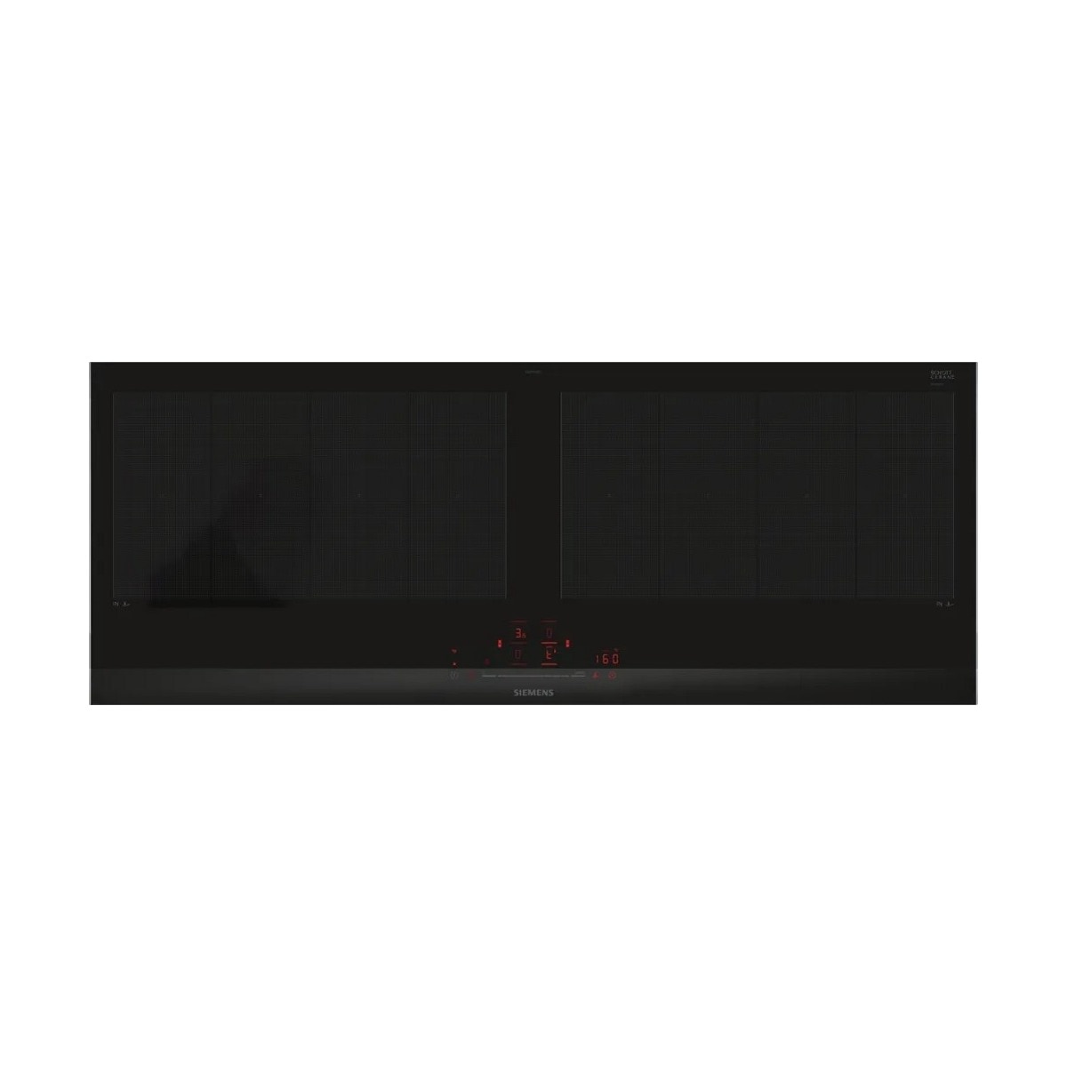 Imagem 0 de Placa de Indução Siemens iQ700 EX275HXC1E de 4 Zonas e de 90 cm - Preto