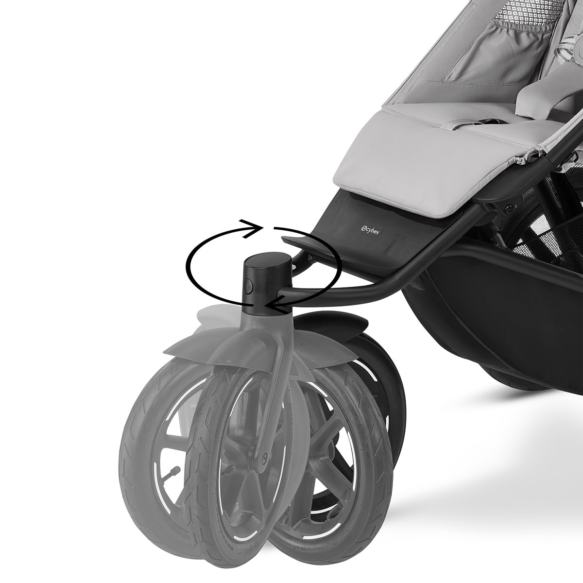 Carrinho de Passeio Avi Spin Cinzento-3
