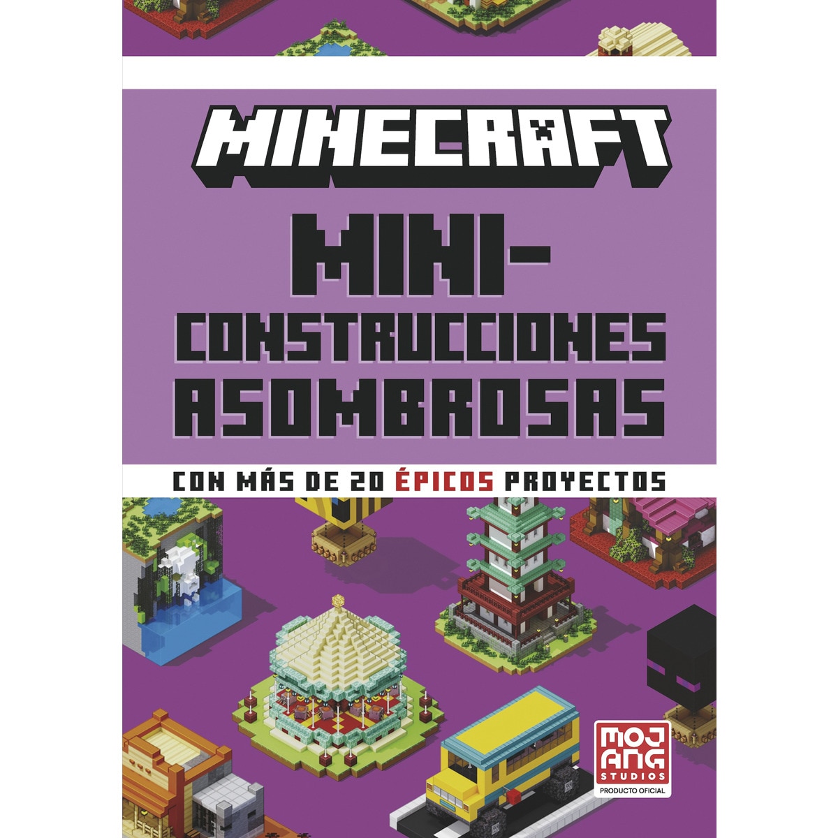 Imagem 0 de Minecraft Oficial: Miniconstrucciones asombrosas: Manual de Minecraft con más de 20 proyectos épicos para construir. ¡Perfecto para todas (Capa dura)