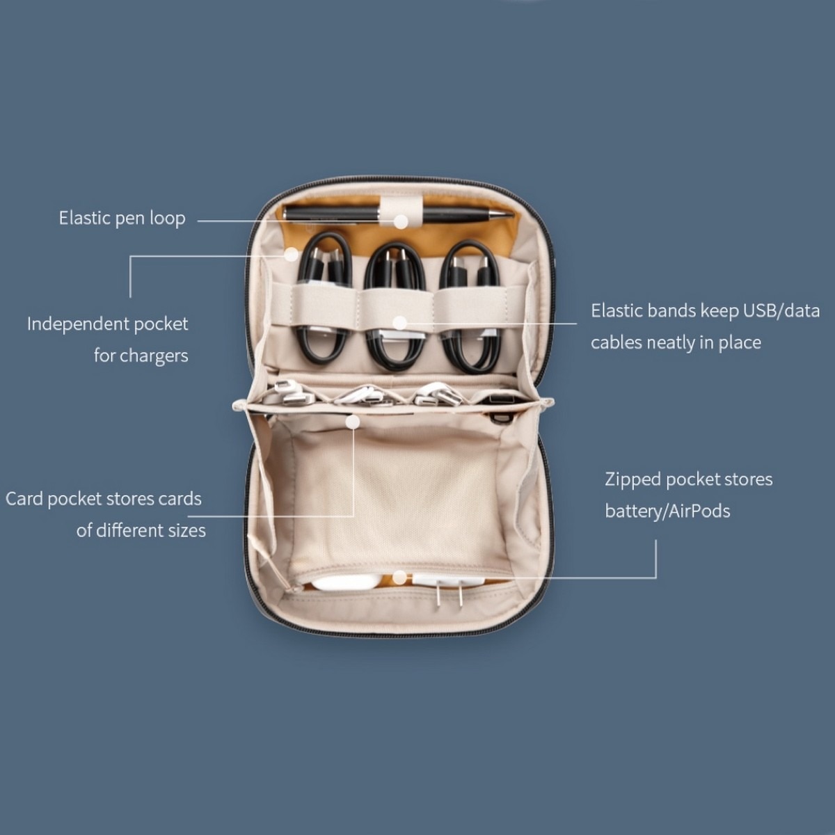 Bolsa PgyTech Mini Tech Pouch - Preto 2