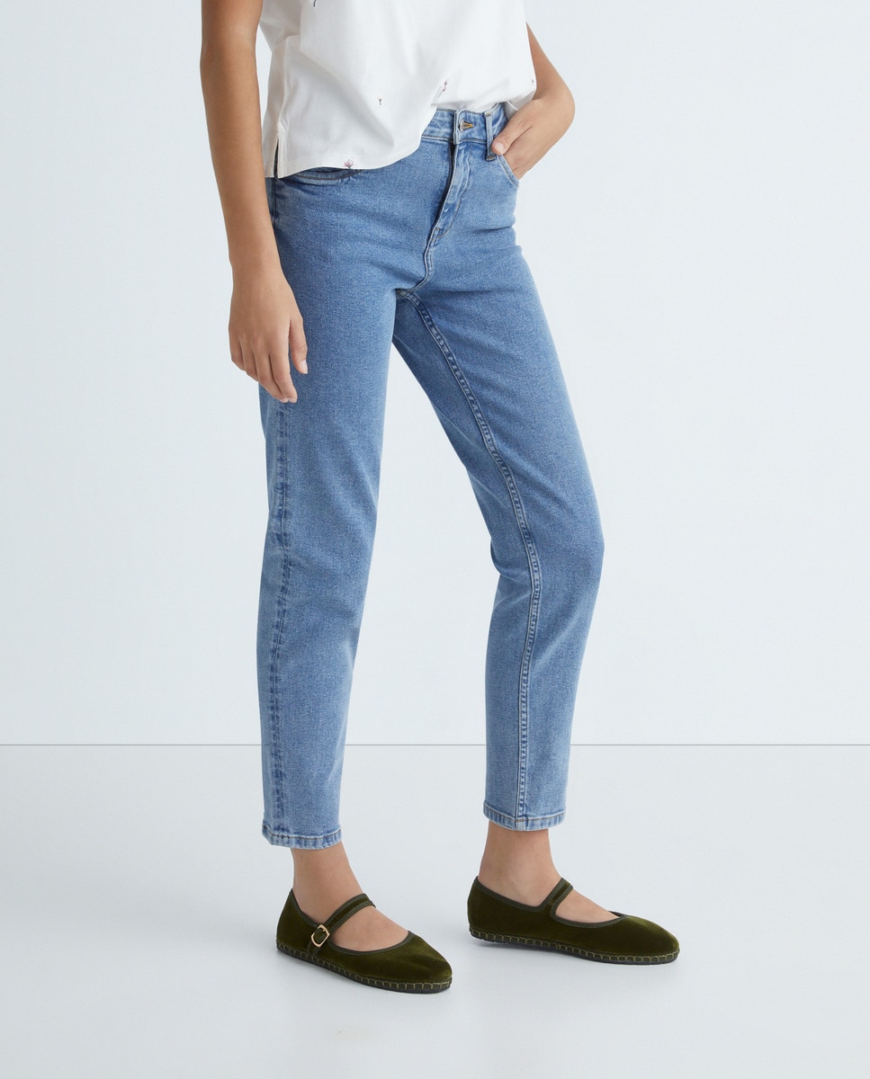 Pantalón mujer denim skinny Azul-2