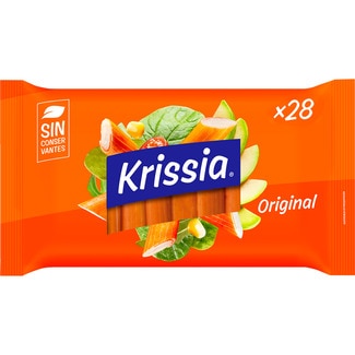 surimi en barritas sin gluten y sin lactosa 28 unidades estuche 420 g - Krissia
