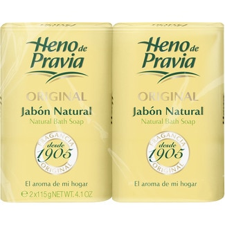 jabón natural en pastilla pack 2 unidades 115 g - Heno De Pravia