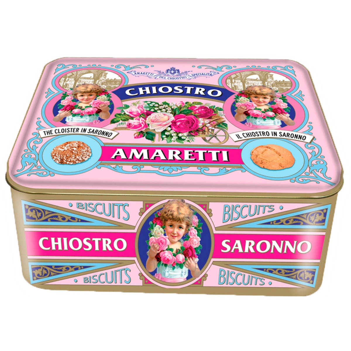 Bolachas Sortida Amaretti Crunchy e Soft Vintage lata lata 225 g