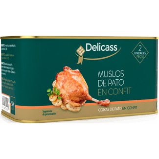 Coxas de Pato em Confit 2 Unidades unidade 600 g - Delicass