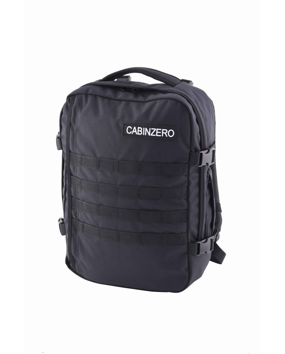 Mochila CabinZero MILITARY 28L em ABSOLUTE BLACK Preto-3