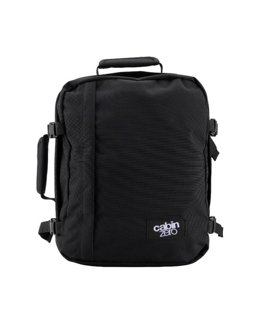 Imagem 0 de Mochila Mini CZ08 flexível preta pequena, com capacidade para 28 L
