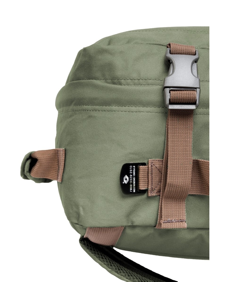 Mochila Mini CZ08 Flexível com Capacidade para 28 L - Caqui Verde-6