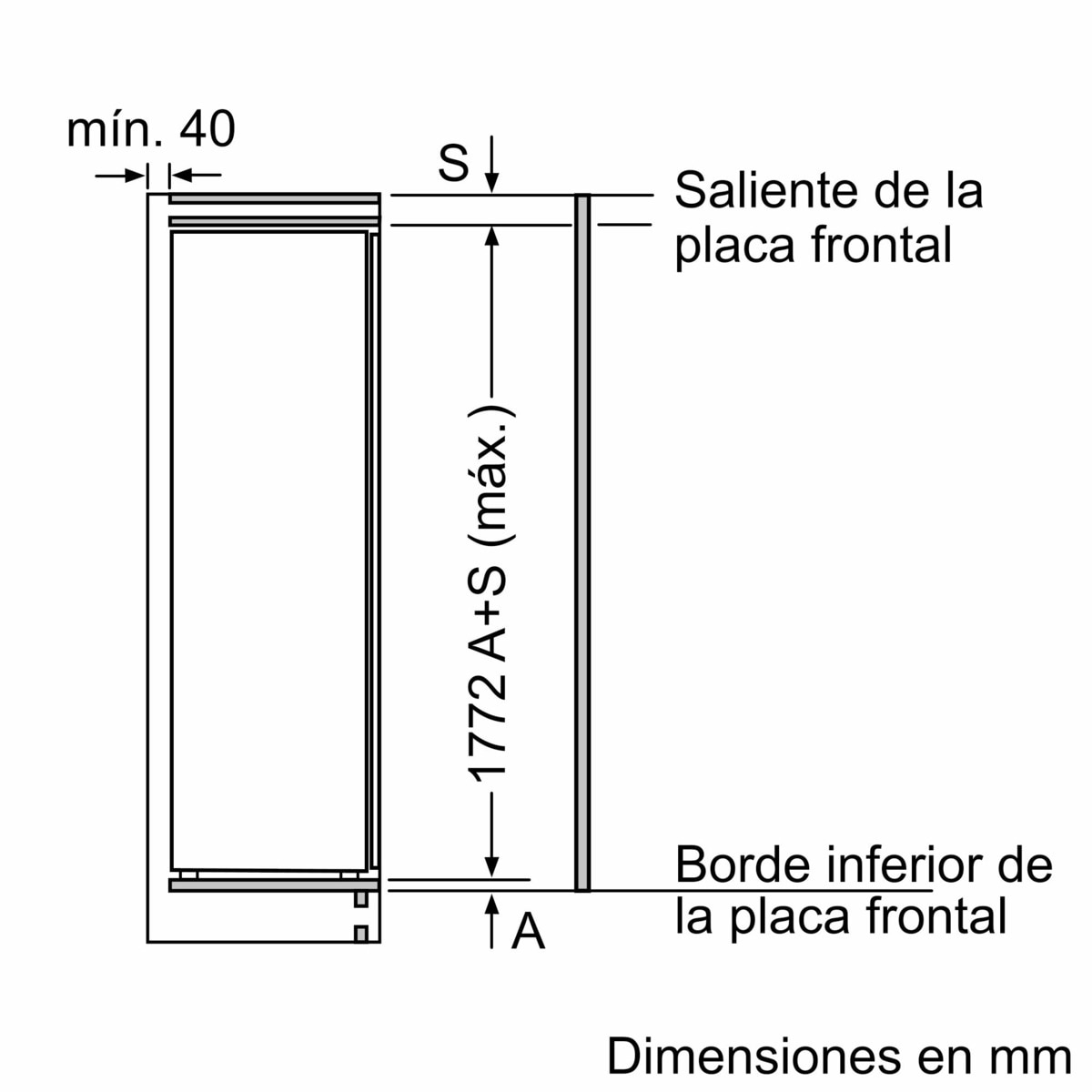 Arca Congeladora Vertical Encastrável Bosch Serie 6 GIN81ACE0 No Frost, Fecho Softclose de 177,2 cm - Branco Branco-6