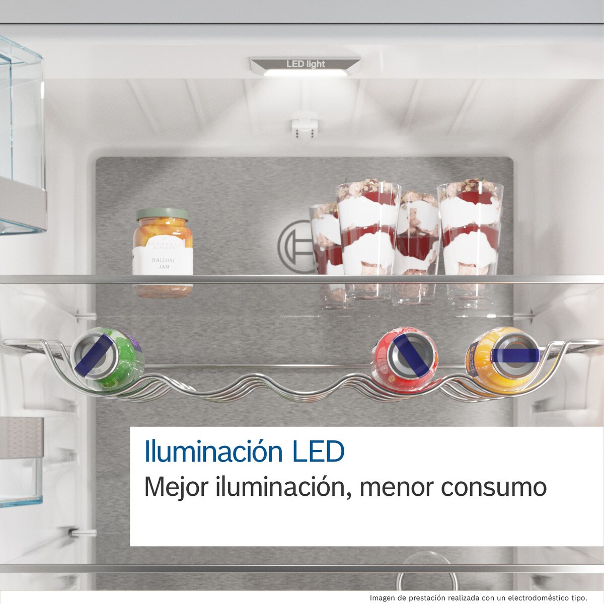 Frigorífico de 1 Porta Encastrável Bosch Serie 6 KIR81ADD0 VitaFresh, Fecho Softclose e de 177,5 cm - Branco Branco-7