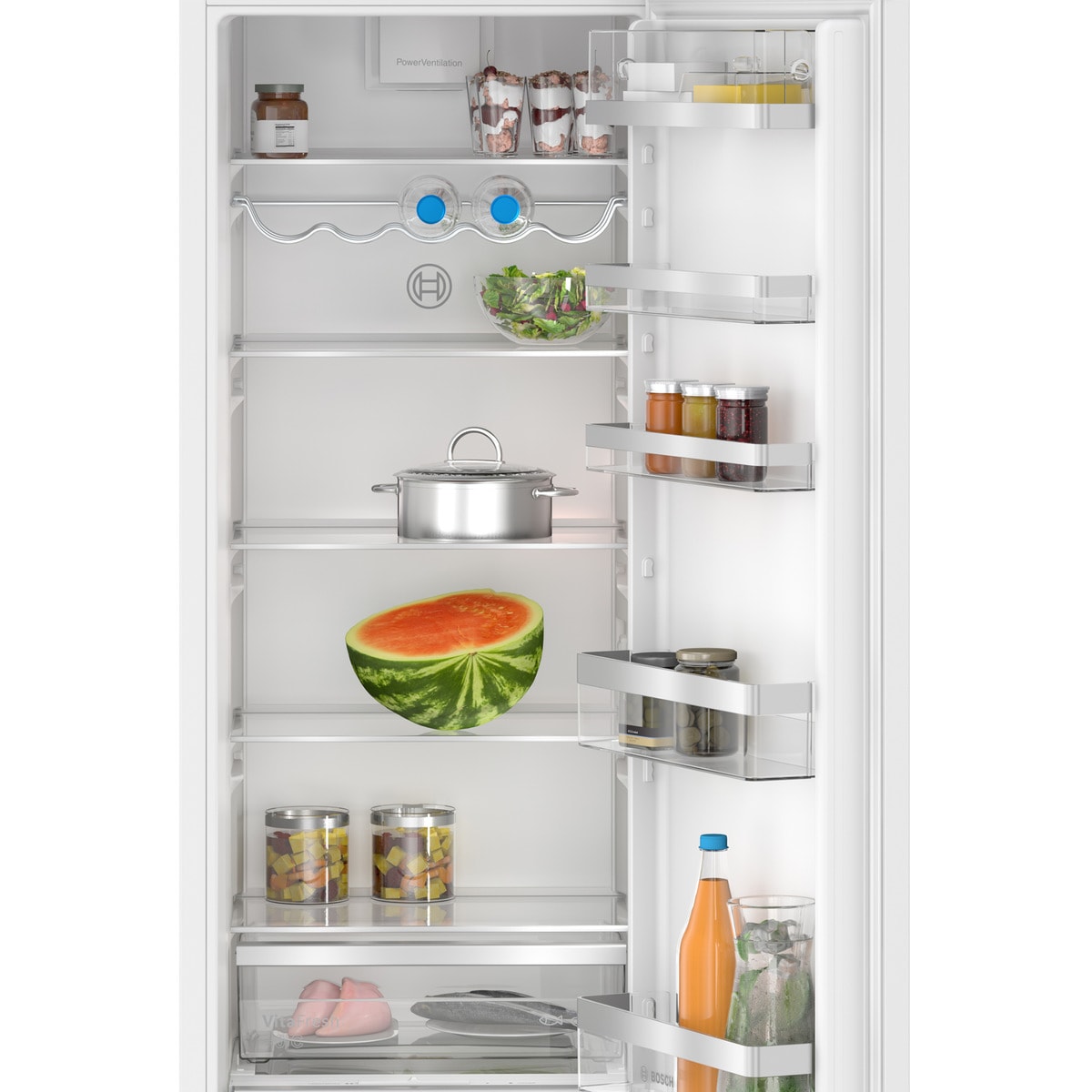 Frigorífico de 1 Porta Encastrável Bosch Serie 6 KIR81ADD0 VitaFresh, Fecho Softclose e de 177,5 cm - Branco Branco-4