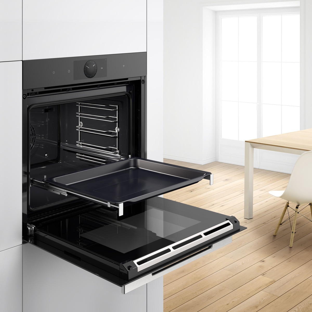 Raíles telescópicos Bosch para hornos - HEZ638D00 2