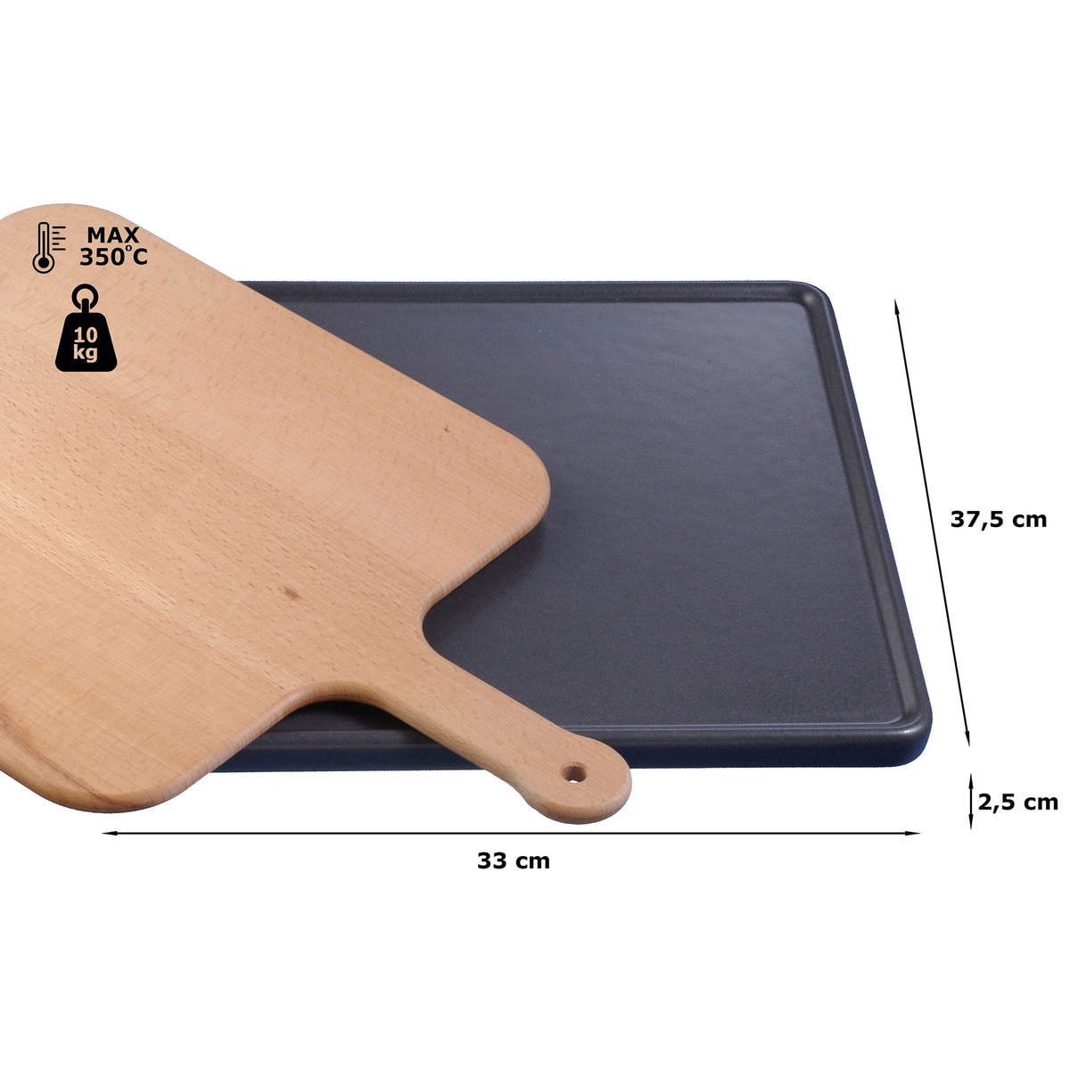 Accesorios HEZ327000 de piedra para pizza y pan - HEZ327000 2