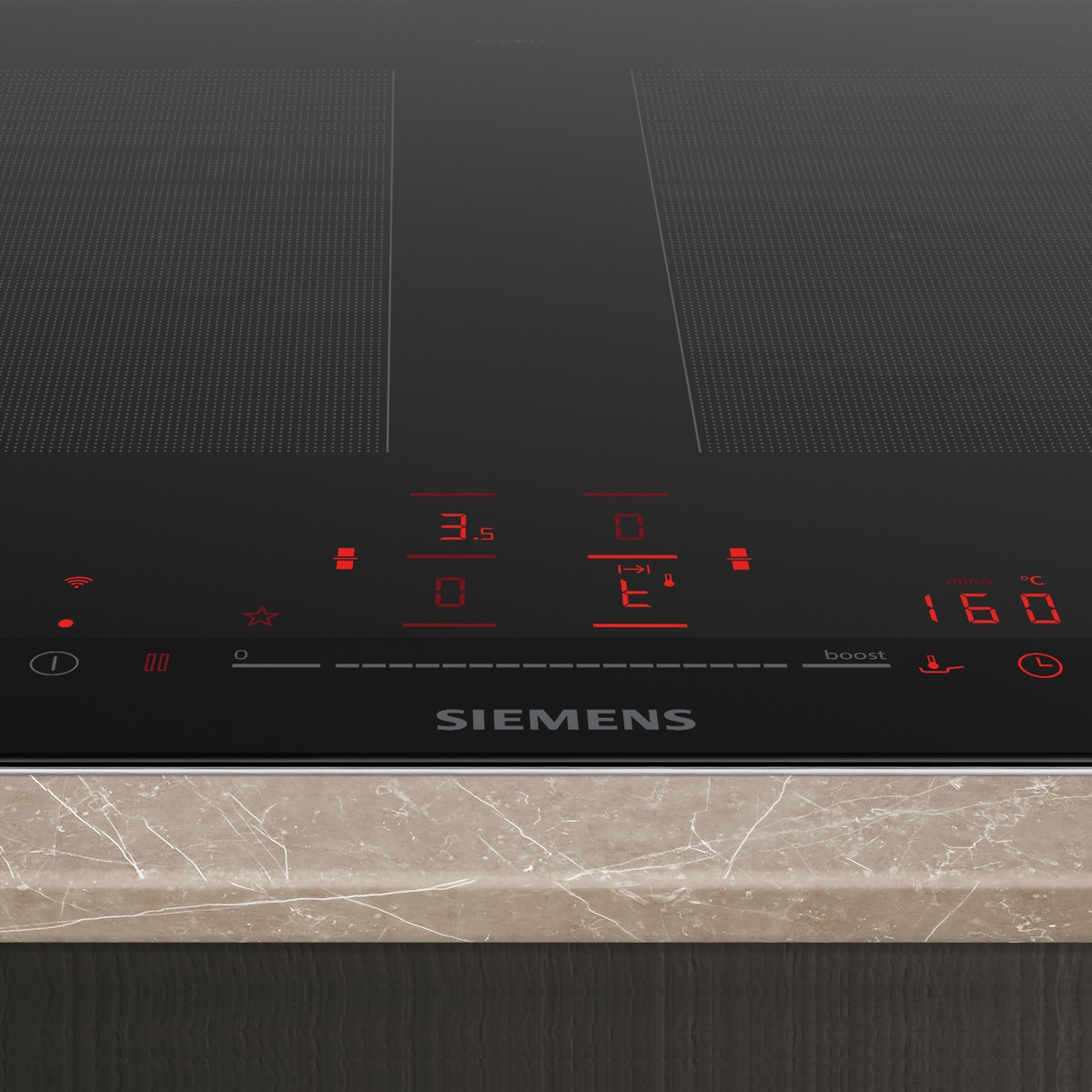 Placa de inducción Siemens con 4 zonas de cocción - EX275HXC1E. . Negro-3