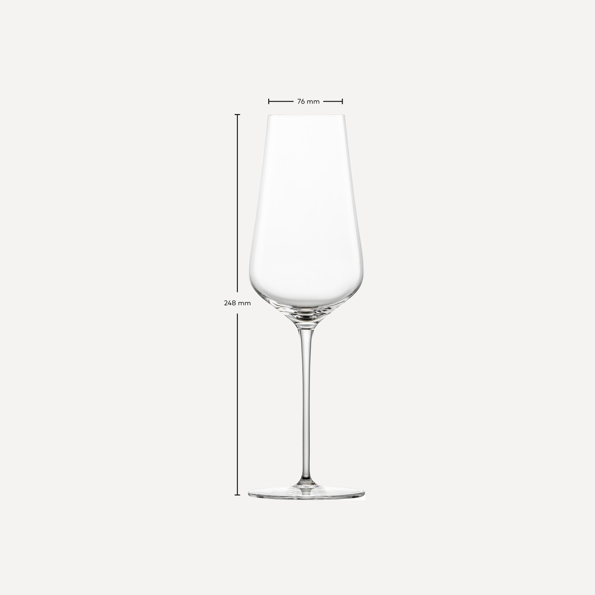 Juego de 2 copas de champán Duo Zwiesel Glas Transparente-3