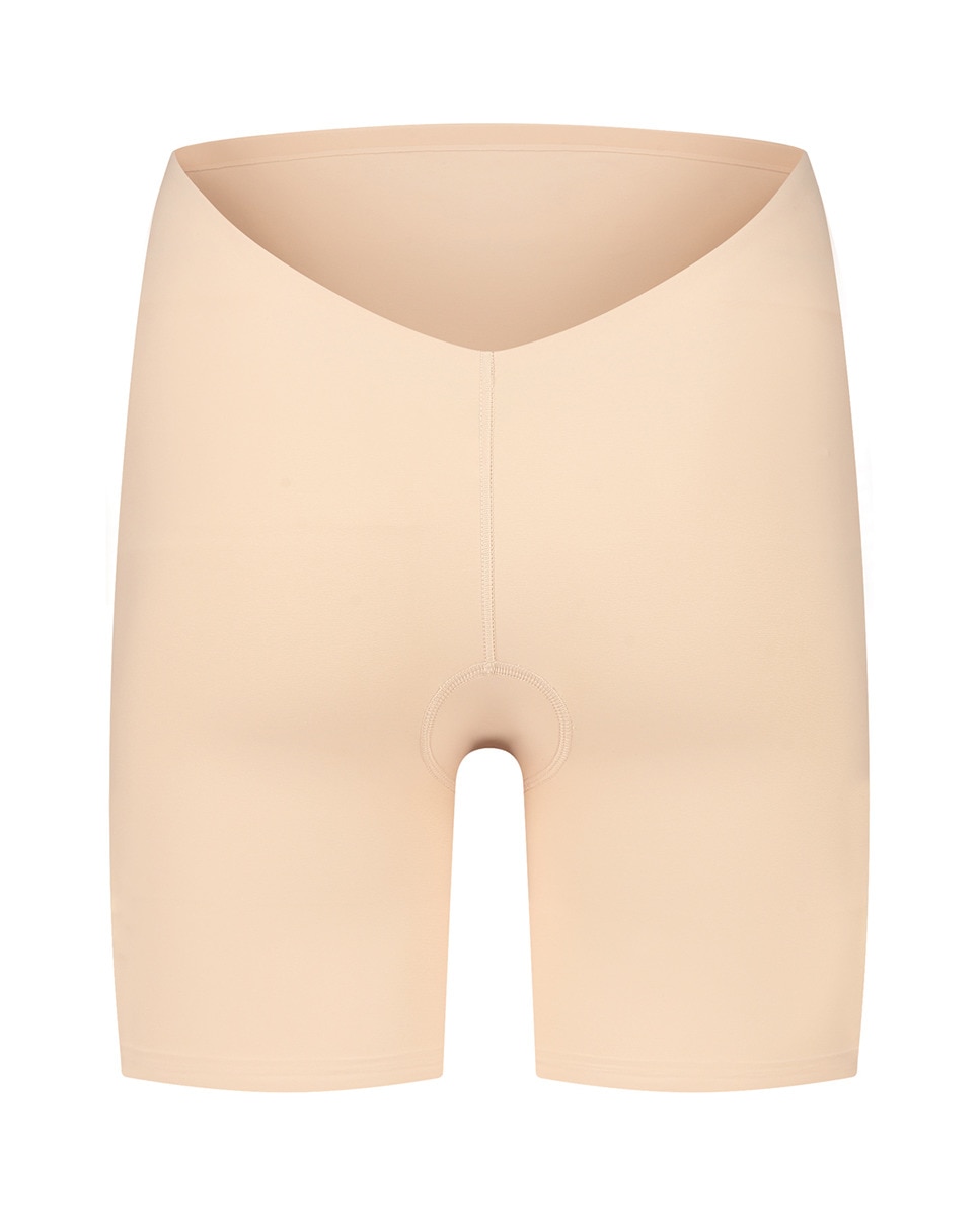 Cinta Tipo Calções Adelgaçantes de Controlo Ligeiro com Costas Baixas Bege-5