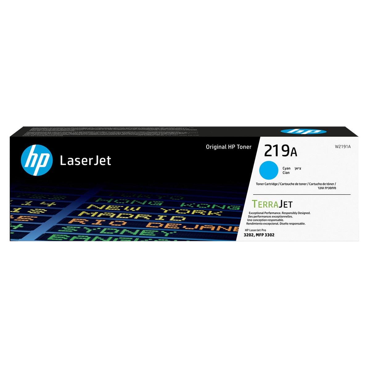 Imagen 0 de Tóner original HP LaserJet 219A (W2191A) cian