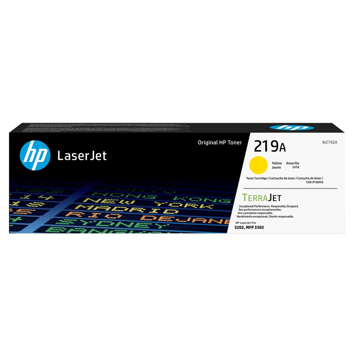 Imagen 0 de Tóner original HP LaserJet 219A (W2192A) amarillo