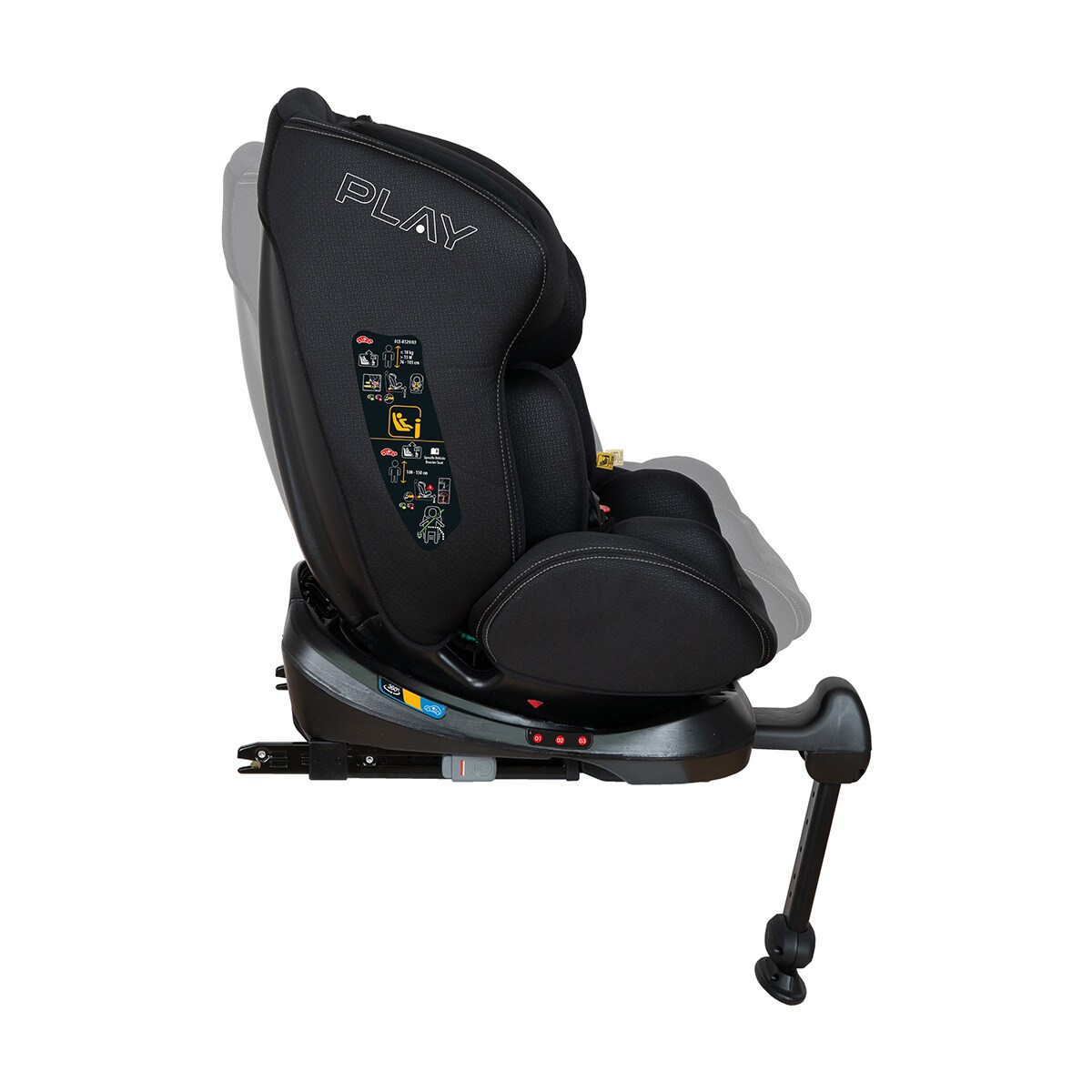 Silla de coche evolutiva 360 Pro I-Size (40-150cm) Negro-6