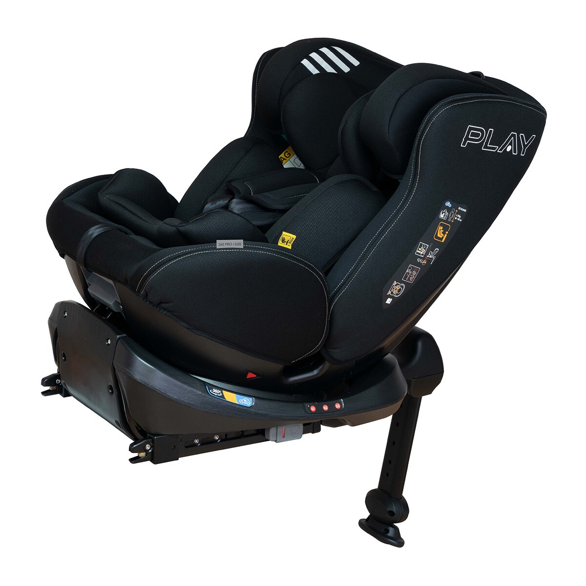Silla de coche evolutiva 360 Pro I-Size (40-150cm) Negro-3
